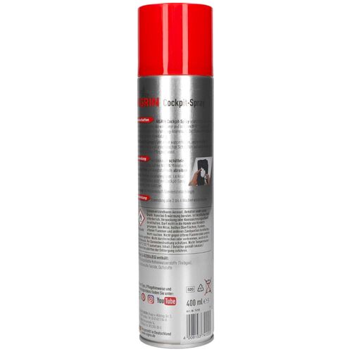 NIGRIN Cockpit-Spray Apfel пенный 45-дневный очиститель протектант для пластика морской бриз 400 мл, изображение 3