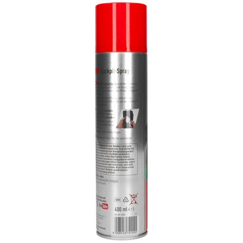 NIGRIN Cockpit-Spray Apfel пенный 45-дневный очиститель протектант для пластика морской бриз 400 мл, изображение 4