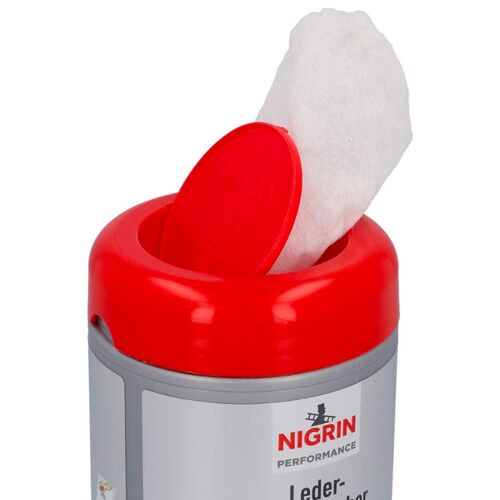 NIGRIN Performance Leder-Pflegetücher mit Bienenwachs салфетки для кожи авто (очистка и защита) 36 шт, изображение 3
