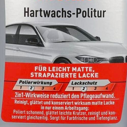 NIGRIN Hartwachs-Politur универсальная восковая полироль 300 мл, изображение 4