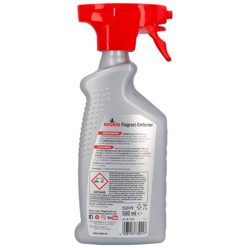 NIGRIN Flugrost- Entferner преобразователь и очиститель коррозии и пленки ржавчины 500 мл, изображение 2
