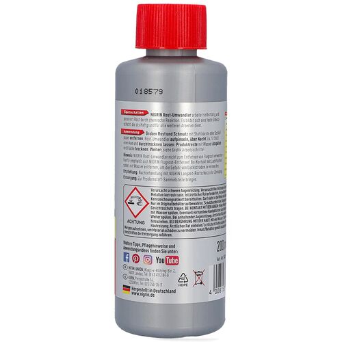 NIGRIN Rostumwandler перетворювач іржі 200 мл, зображення 3