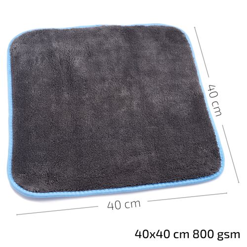 WIPERS 3X Dichte MikrofaserTüch сіра щільна серветка з мікрофібри (Німеччина) 40х40 см 800 gsm, зображення 3