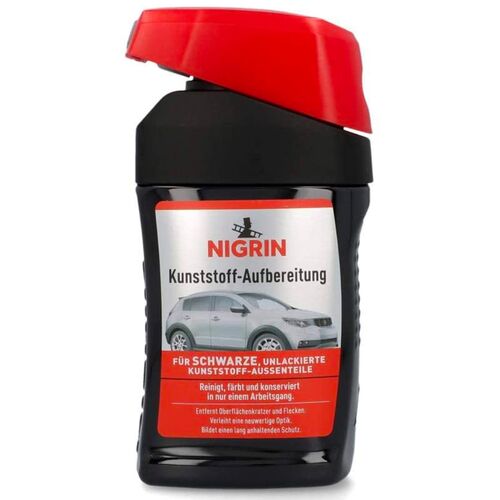 NIGRIN Kunststoff-Aufbereitung fur Schwarze восстановитель черного и неокрашенного наружного пластика (Германия) 300 мл