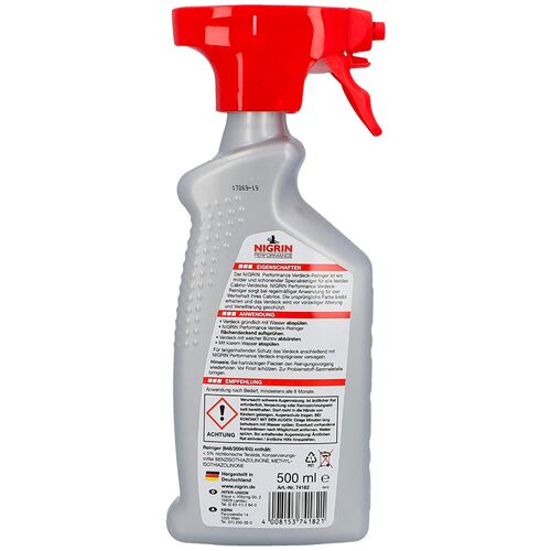NIGRIN Performance Verdeck Reiniger очиститель мягкой крыши кабриолета (Германия) 500 мл, изображение 3
