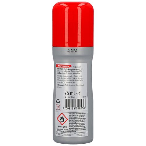 NIGRIN Gummi-Pflegestift средство по уходу за резиновыми уплотнителями с губкой для точного нанесения (Германия) 75 мл, изображение 3