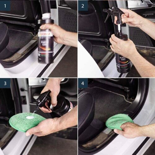 SONAX PROFILINE Plastic Care очисник зовнішнього та внутрішнього пластику матовий 1 л, зображення 3