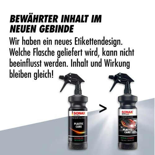 SONAX PROFILINE Plastic Care очисник зовнішнього та внутрішнього пластику матовий 1 л, зображення 10