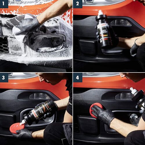 SONAX PROFILINE Plastic Protectant гелевый консервант (протектант) для наружного и внутреннего неокрашенного пластика 1 л, изображение 3