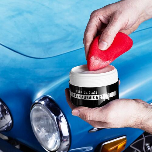 SONAX PREMIUM CLASS Carnauba Care твердый воск карнауба в премиум наборе 200 мл, изображение 3