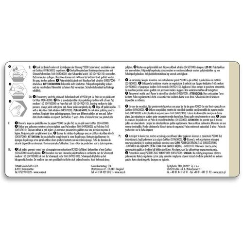 SONAX PROFILINE Perfect Finish 04-06 паста для финишной полировки автомобиля 250 мл, Количество: 250 мл, изображение 8