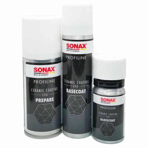 SONAX PROFILINE 06-03 CC Evo Ceramic Coating керамическое защитное покрытие для автомобиля в наборе, изображение 3