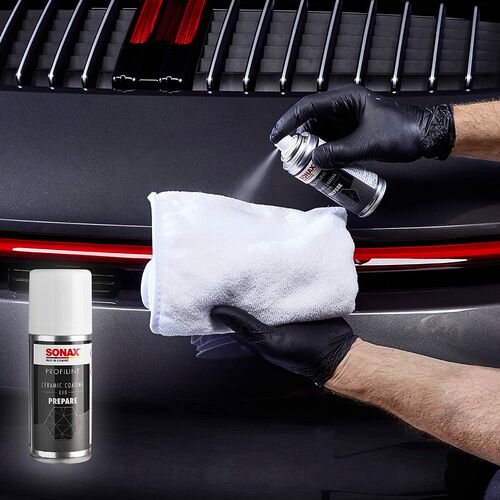 SONAX PROFILINE 06-03 CC Evo Ceramic Coating керамическое защитное покрытие для автомобиля в наборе, изображение 7