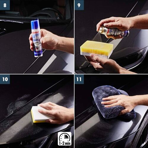 SONAX XTREME Ceramic Lack Protect керамічне покриття (рідке скло) для захисту на 9 місяців у наборі, зображення 7
