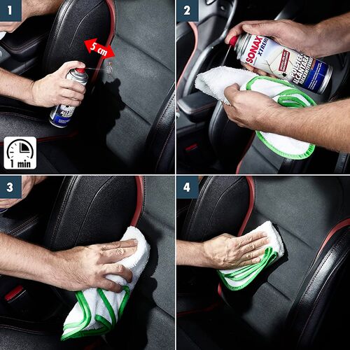 SONAX XTREME Polster + Alcantara Fleckentferner сухая химчистка ткани и алькантары 300 мл, изображение 3