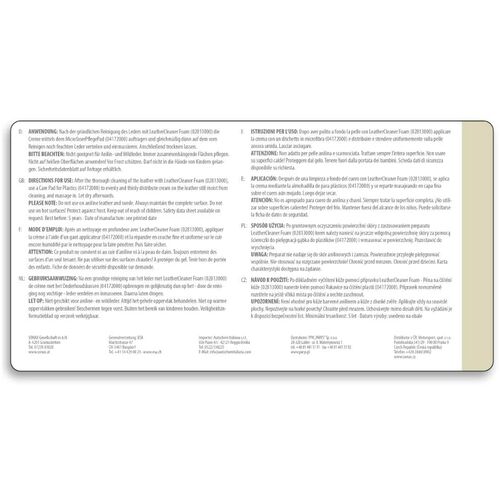 SONAX PROFILINE Leather Care (Protection) средство для защиты кожаного салона автомобиля 1 л, изображение 6