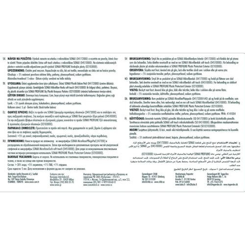 SONAX PROFILINE Sensitive Surface Detailer (Plastic Cleaner) мягкий (деликатный) очиститель пластика 1 л, изображение 4