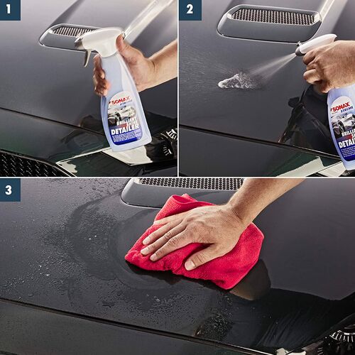 SONAX XTREME Brilliant Shine Detailer быстрый детейлер с блеском 750 мл, изображение 4