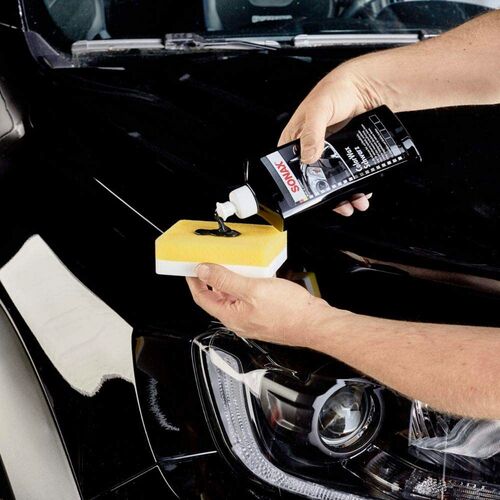 SONAX ColorWax Schwarz черный жидкий воск для кузова автомобиля 500 мл, изображение 2