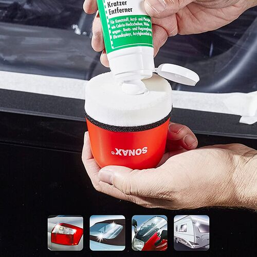 SONAX Kratzer Entferner (Scratch Remover) антицарапин для пластика 75 мл, изображение 3