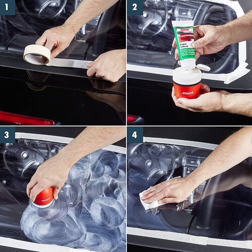 SONAX Kratzer Entferner (Scratch Remover) антицарапин для пластика 75 мл, изображение 4