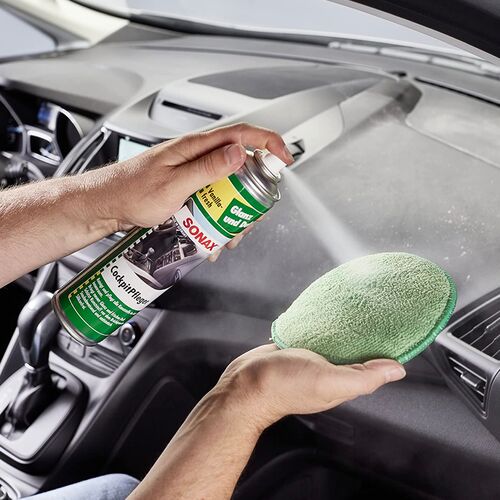 SONAX Cockpitpfleger - vanilla-fresh очищувач-поліроль пластику глянсовий (ваніль) 400 мл, зображення 3