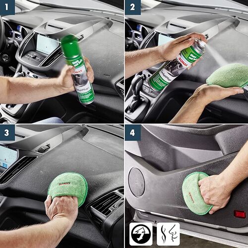 SONAX Cockpitpfleger - apple-fresh очиститель-полироль пластика глянцевый (яблоко) 400 мл, изображение 4