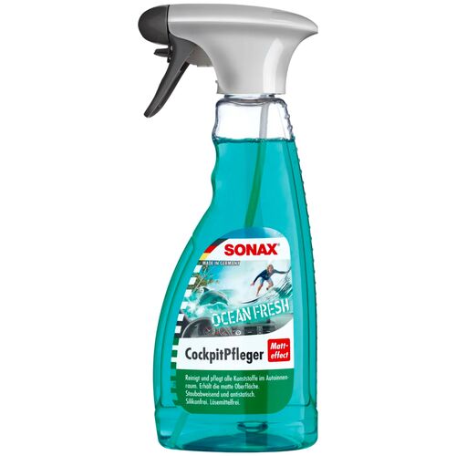 SONAX Cockpitpfleger Ocean-Fresh матовий поліроль для пластику (океанська свіжість) 500 мл, зображення 2