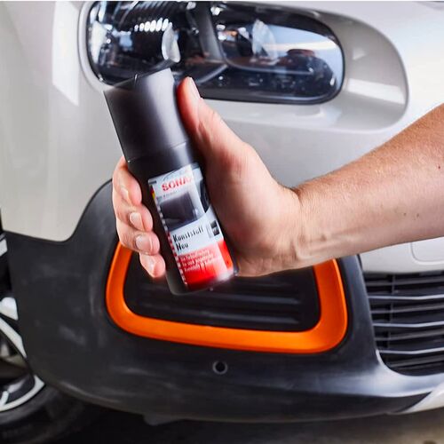 SONAX Knuststoff Neu (Plastic New Black) чорнильник пластику з аплікатором 100 мл, зображення 3