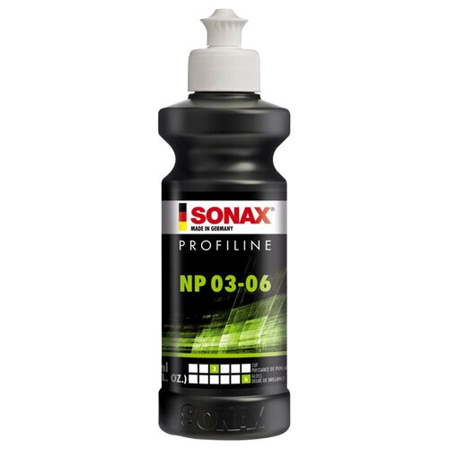 SONAX PROFILINE Nano Polish NP 03-06 паста для финишной полировки кузова 250 мл, изображение 2