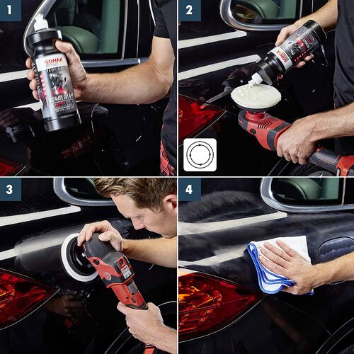 SONAX PROFILINE Ultimate Cut 6+/3 абразивная полировальная паста для кузова 1 л, изображение 3