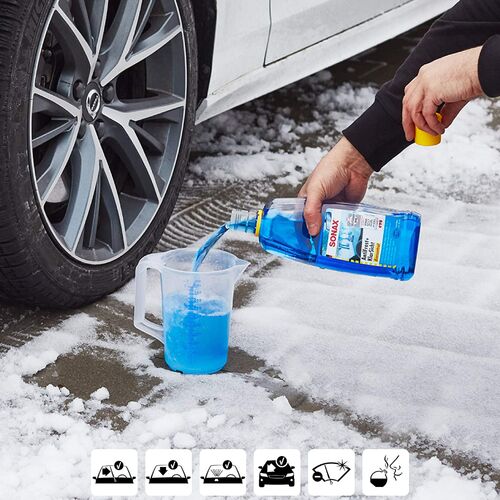 SONAX Anti Frost +KlarSicht зимний концентрат омывателя 1 л -60°C, изображение 2