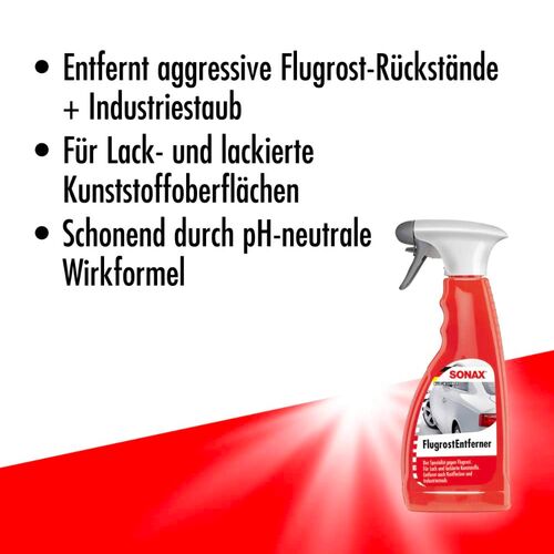 SONAX Flugrost Entferner преобразователь и очиститель ржавчины 500 мл, Количество: 500 мл, изображение 7