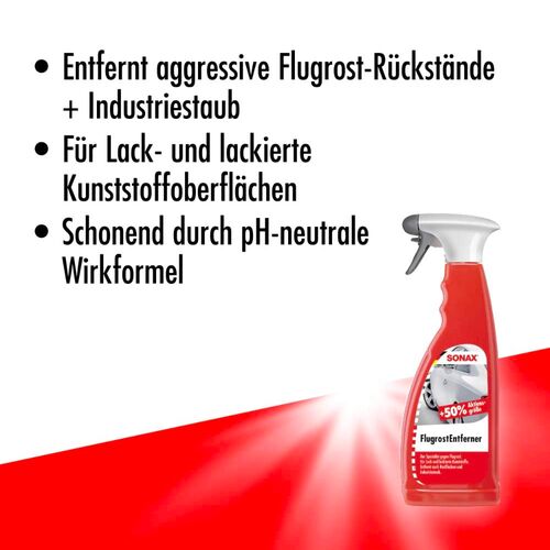 SONAX Flugrost Entferner преобразователь и очиститель ржавчины 750 мл, Количество: 750 мл, изображение 6