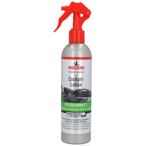 NIGRIN Performance Cockpit Lotion 40-дневный полироль для пластика с матовым эффектом 300 мл
