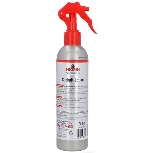 NIGRIN Performance Cockpit Lotion 40-дневный полироль для пластика с матовым эффектом 300 мл, изображение 2