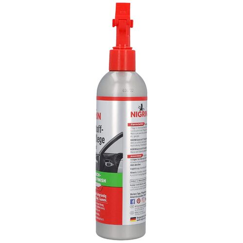 NIGRIN Kunststoff Tiefenpflege Glanzend глубокий очиститель полироль для пластика с глянцевым эффектом 300 мл, изображение 2