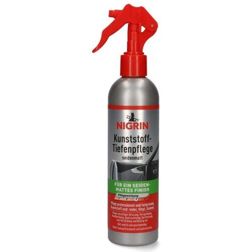 NIGRIN Kunststoff Tiefenpflege Seidenmatt глубокий очиститель полироль для пластика с матовым эффектом 300 мл