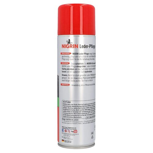 NIGRIN Leder-Pflege интенсивный очиститель и кондиционер для кожи 2 в 1 400 мл, изображение 3