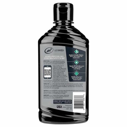 Turtle Wax Hybrid Solutions Graphene Acrylic Trim Restorer відновлювач пластику з графеном 300 мл, зображення 2