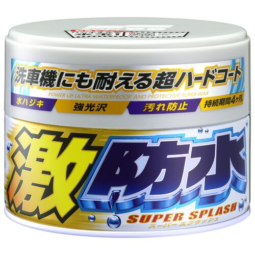 SOFT99 Water Block Wax White водоотталкивающий воск для белых автомобилей 300 мл, изображение 4