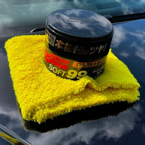 SOFT99 Dark & Black Wax базовый воск для темных автомобилей 300 г, изображение 10