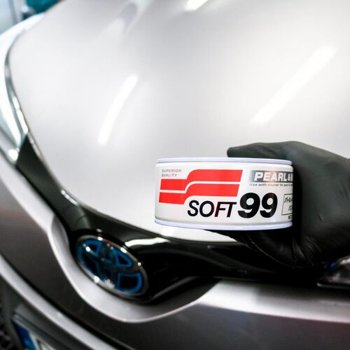 SOFT99 Pearl & Metallic Soft Wax віск для світлих автомобілів, що очищає 320 г, зображення 5