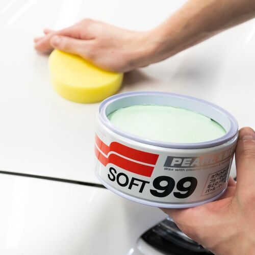SOFT99 Pearl & Metallic Soft Wax віск для світлих автомобілів, що очищає 320 г, зображення 6