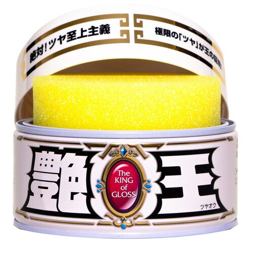 SOFT99 The King of Gloss White воск для белых автомобилей 200 г, изображение 4