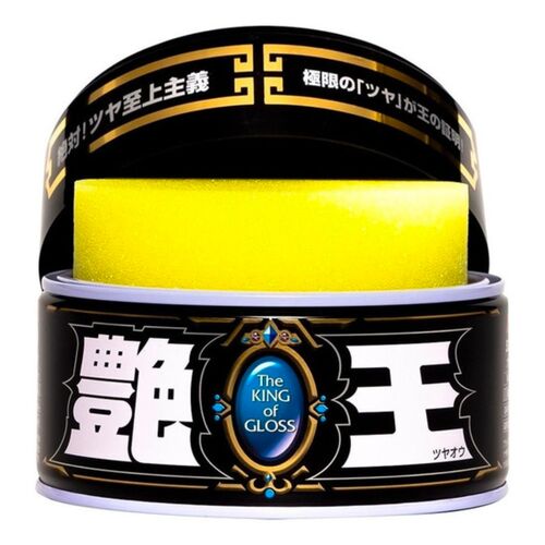 SOFT99 The King of Gloss Black віск для темних автомобілів 200 г, зображення 5