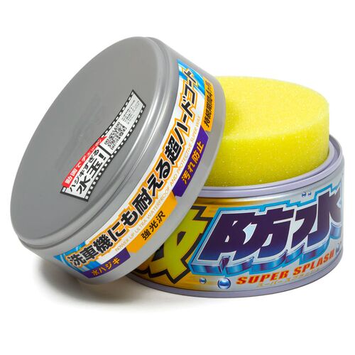 SOFT99 Water Block Wax Pearl and Metallic водоотталкивающий воск для светлых автомобилей  300 мл, изображение 3