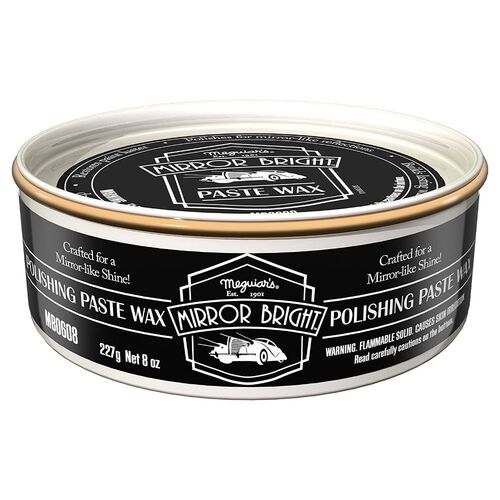 Meguiars Mirror Bright Polishing Paste Wax полирующий твердый воск 227 г, изображение 3