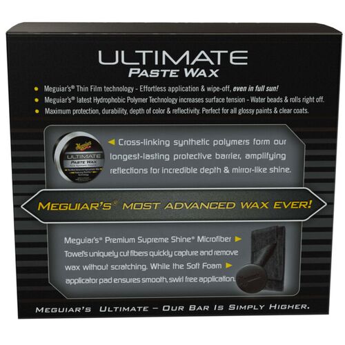 Meguiars Ultimate Paste Wax воск синтетический твердый (набор) 311 г, изображение 8