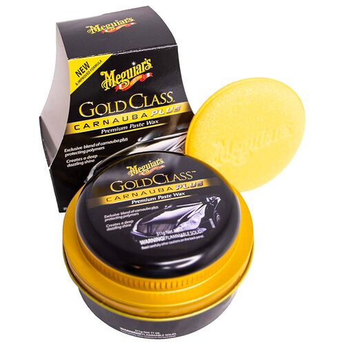 Meguiars Gold Class Carnauba Plus Paste Wax карнауба твердый воск 311 г